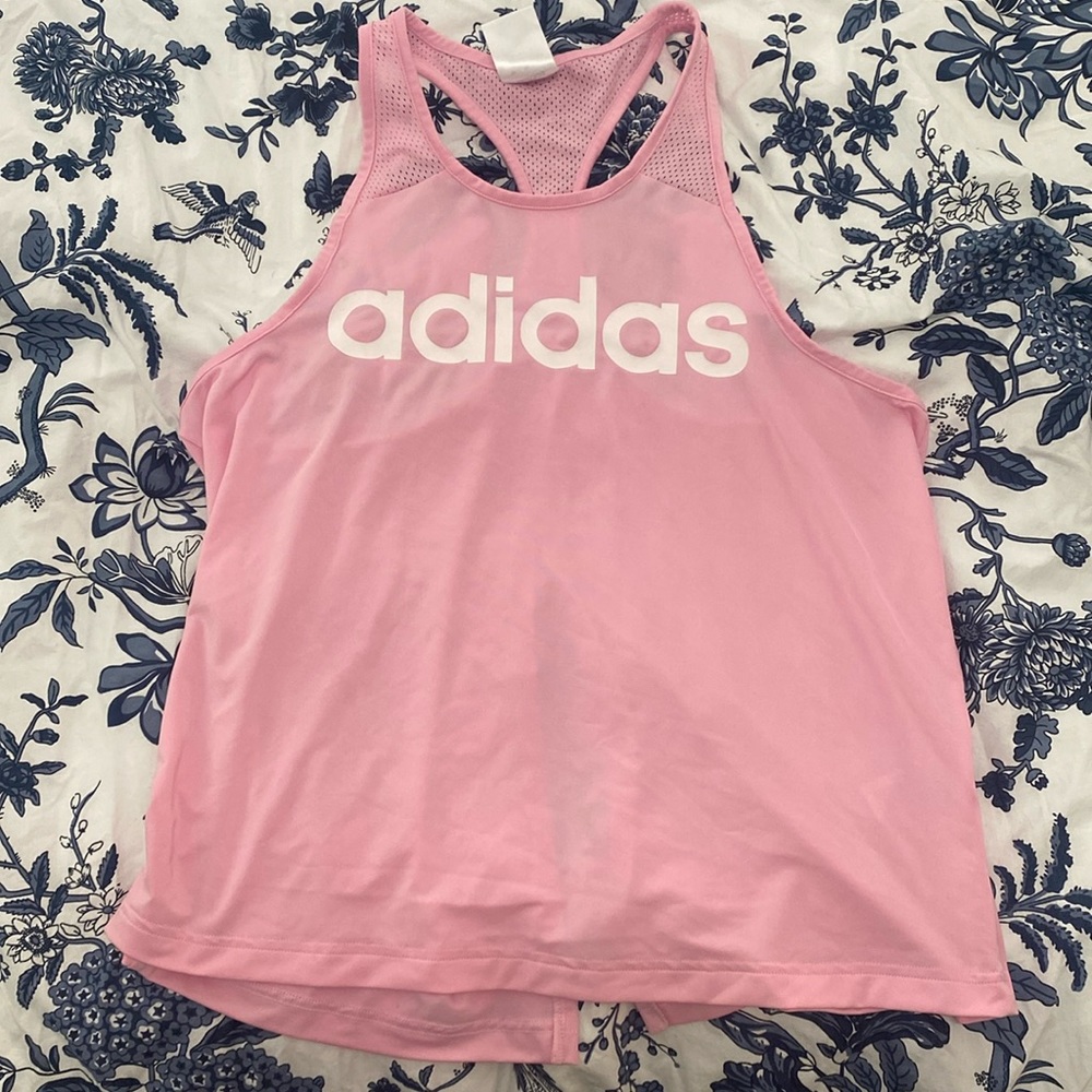 Pink Adidas Climalite Tank